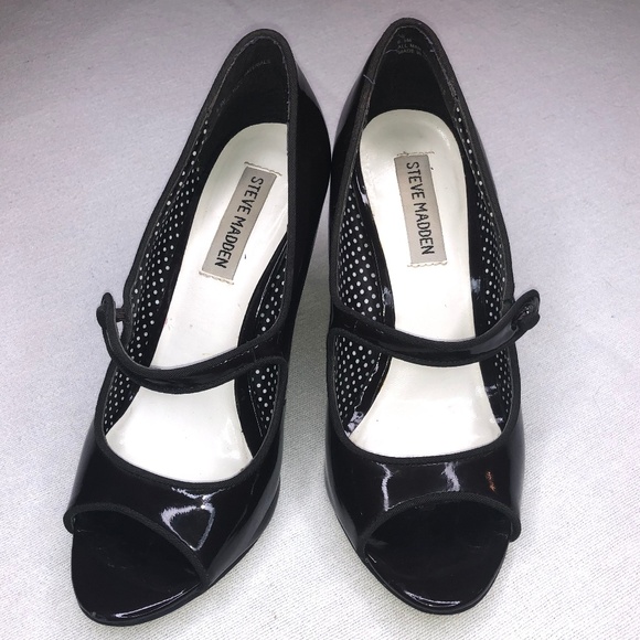 Steve Madden Shoes - Steve Madden Brown Peep Toe Heels